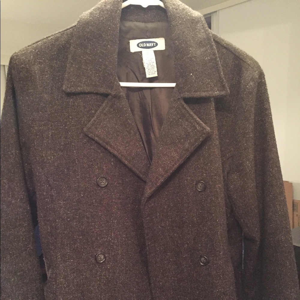 Old Navy Brown Peacoat